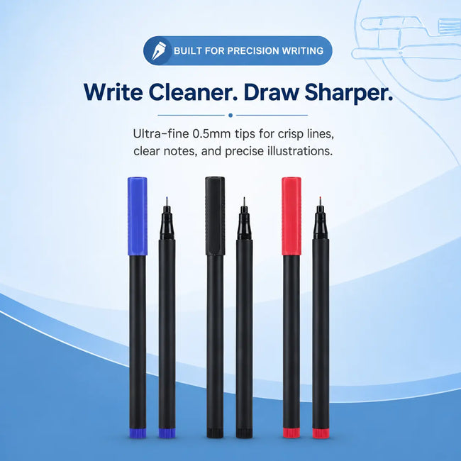 Thin Tip Whiteboard Pens Pack
