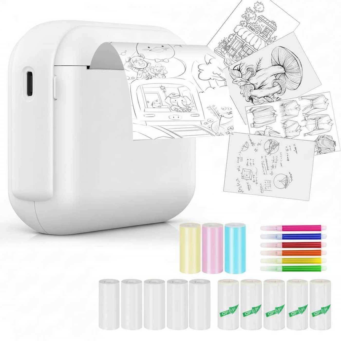 Ink-Free Note Printer for Exam Crammers