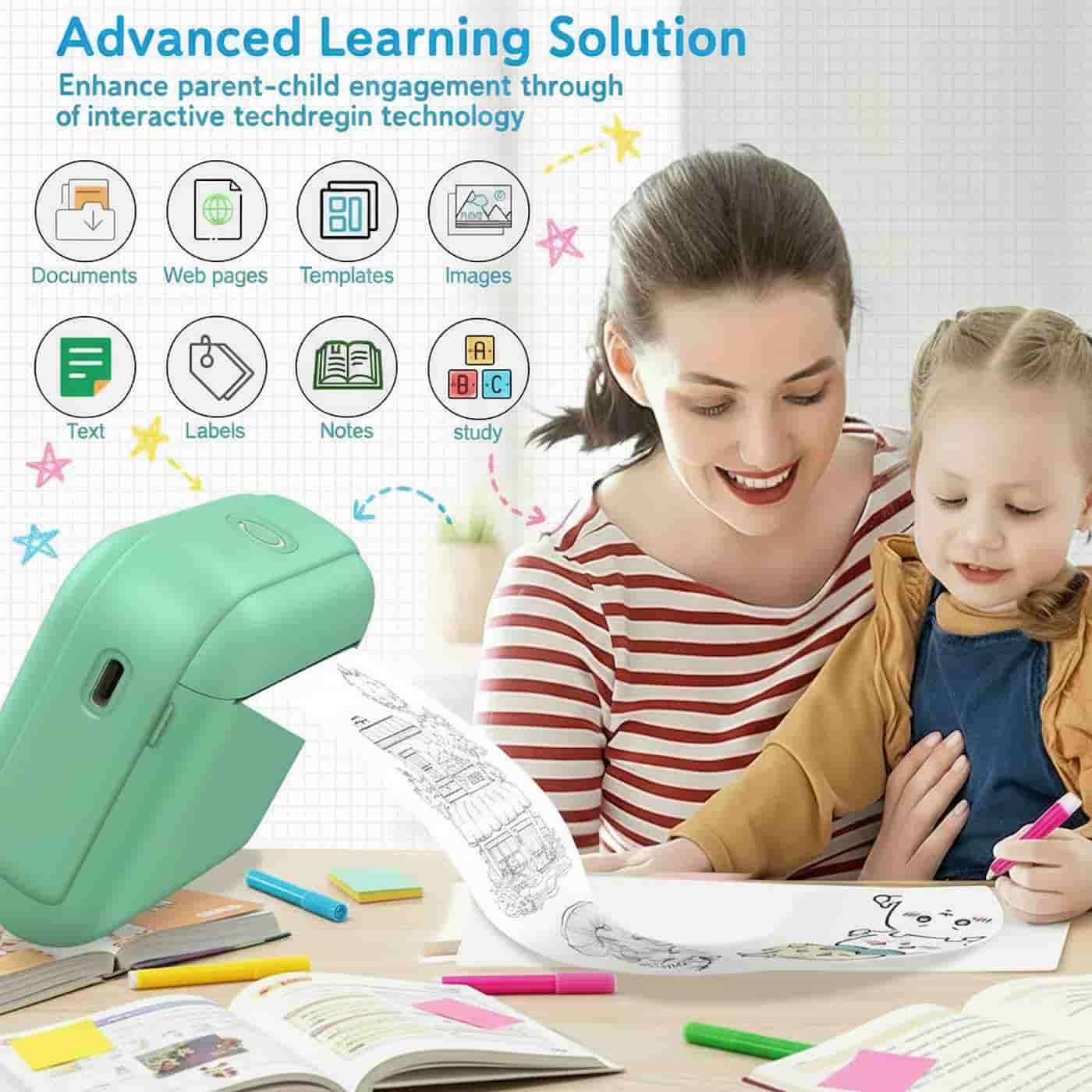 Ink-Free Photo Printer for Organized Students