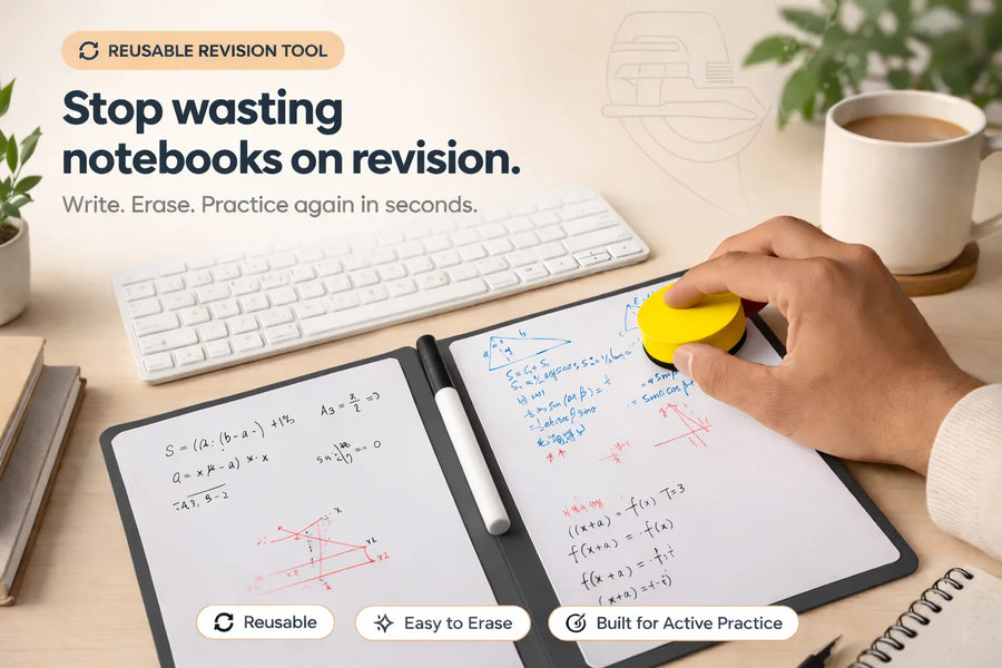 Reusable Whiteboard Notebook